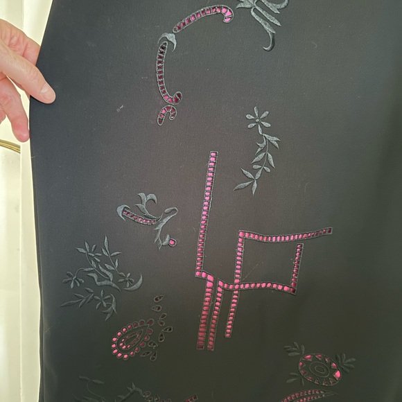 Beautiful Black Vintage Donna Morgan Dress - Picture 3 of 8